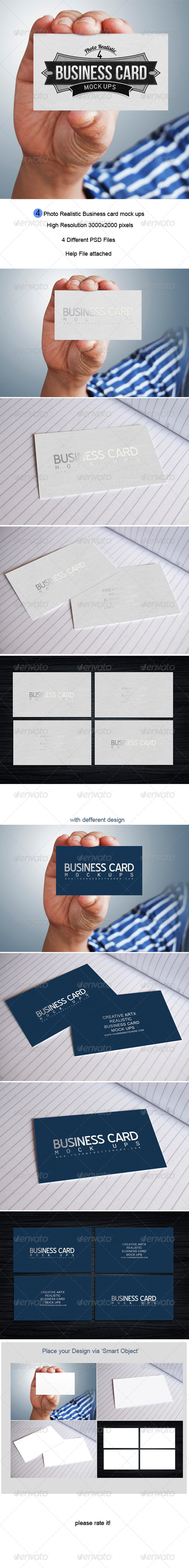 Business Card Mock-Up - Business Cards Print