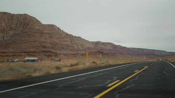 Road Trip to Grand Canyon Arizona USA Driving Auto From Utah alt