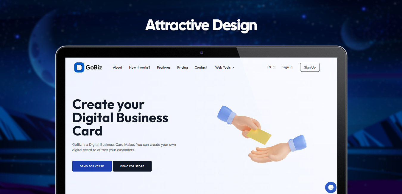GoBiz – vCard SaaS Digital Business Card Builder by NativeCode | CodeCanyon