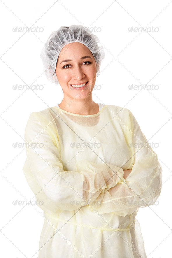 Happy medical assistant - Stock Photo - Images
