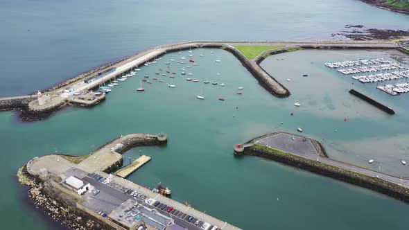 Aerial View of Howth Harbour and Village, Ireland