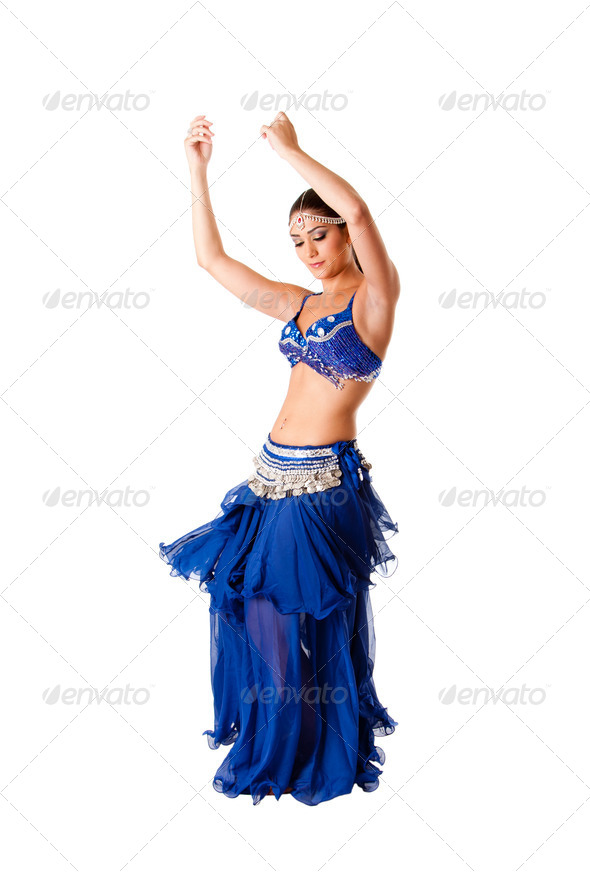 Beauty belly dancer - Stock Photo - Images