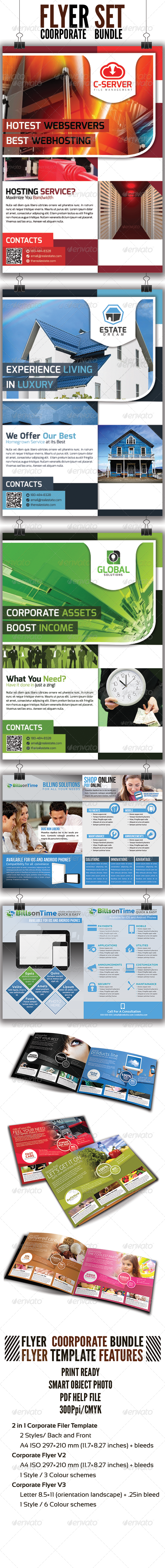Corporate Flyer Bundle Set 1 - Corporate Flyers