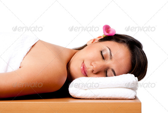 Beauty woman in spa - Stock Photo - Images