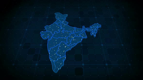 India Map 4k, Motion Graphics | VideoHive