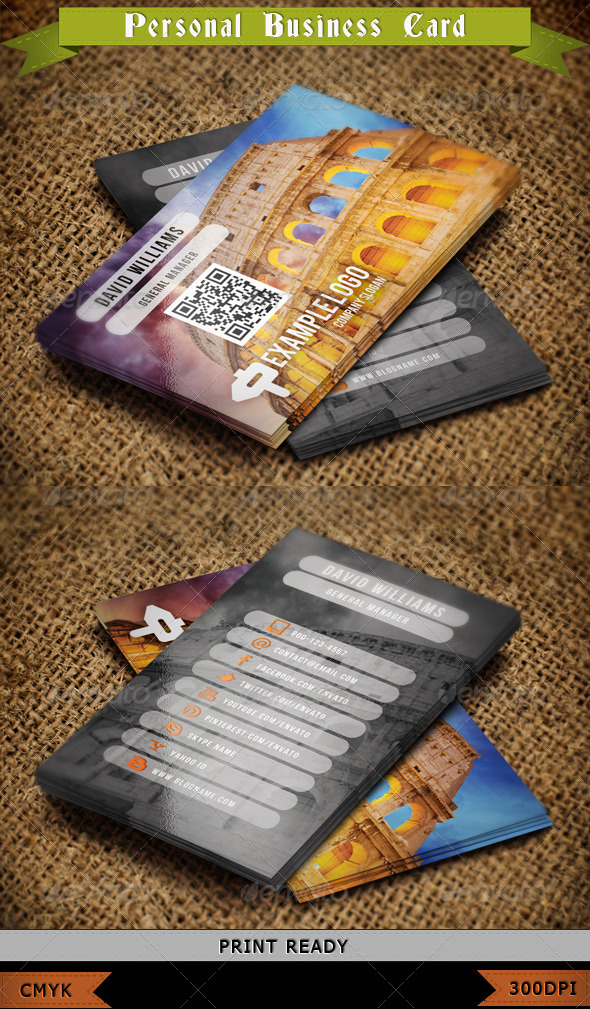 Travel Business Card - Industry Specific Business Cards