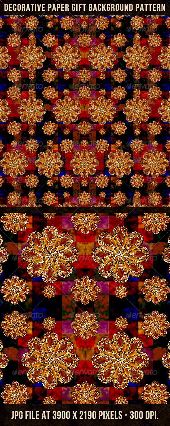 Decorative Paper Gift Background Pattern - Patterns Backgrounds