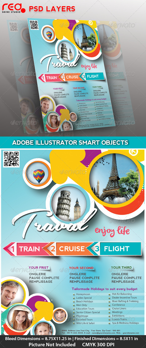 Travel Flyer/Poster & Magzine Cover - Corporate Flyers