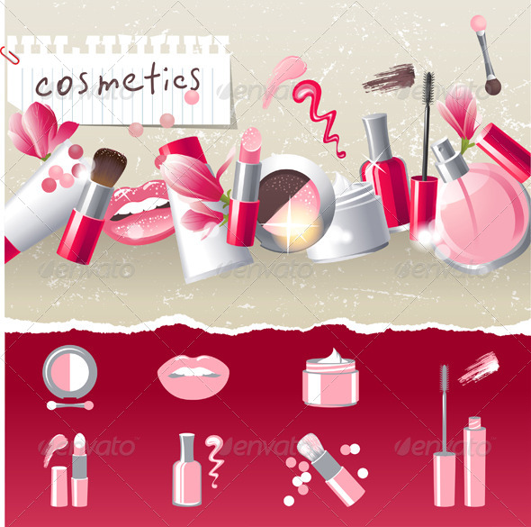Make-up Background - Backgrounds Decorative