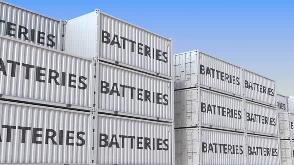 Cargo Containers with Batteries alt