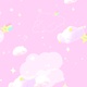 Pink Rainbow Stars And Clouds Sky - VideoHive Item for Sale