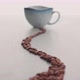 Coffee beans and cup in the making of a cup of coffee 4 - VideoHive Item for Sale