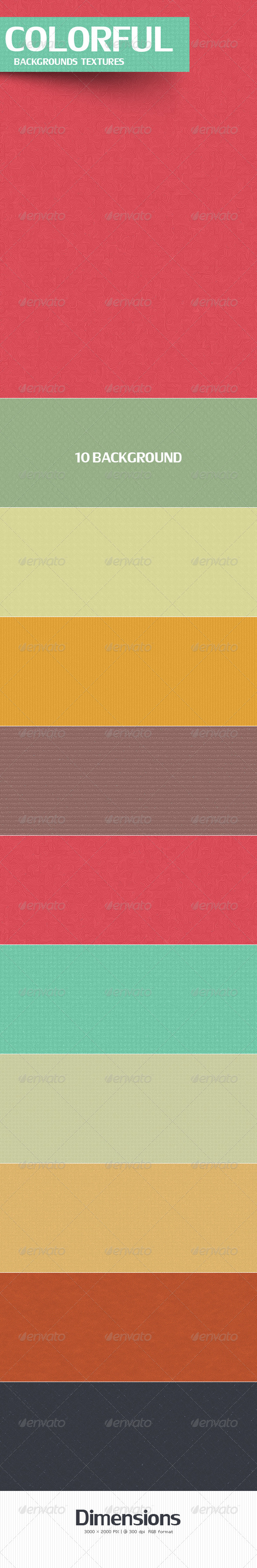 Colorful Backgrounds Textures - Patterns Backgrounds