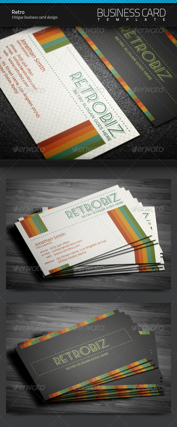 Retro Business Card - Retro/Vintage Business Cards
