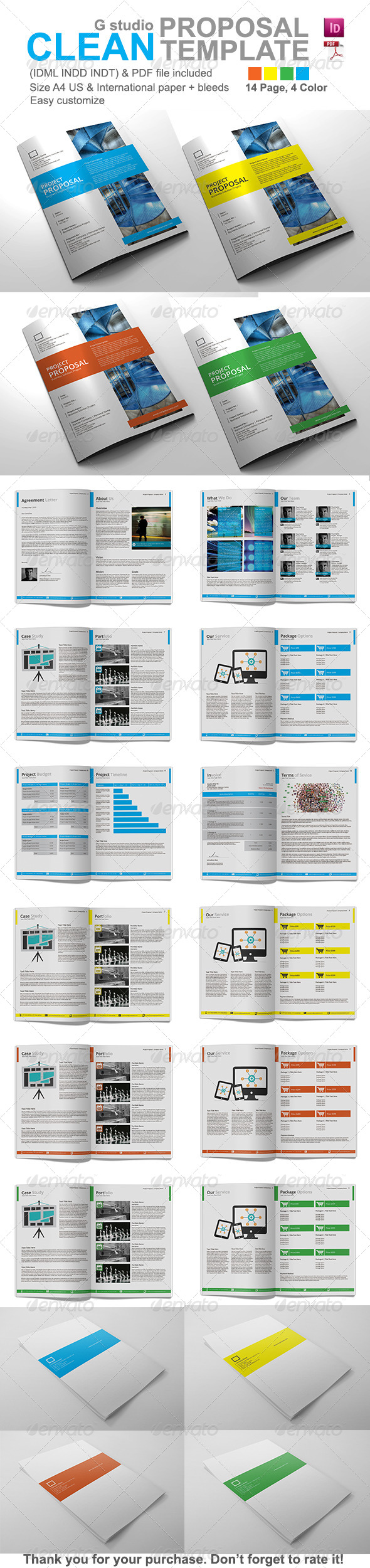 Gstudio Clean Proposal Template - Proposals & Invoices Stationery