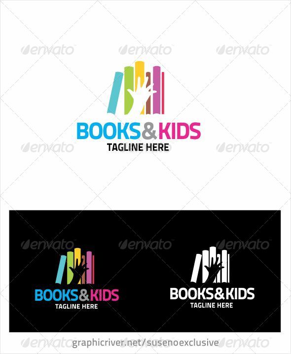 BOOKS & KIDS LOGO - Objects Logo Templates