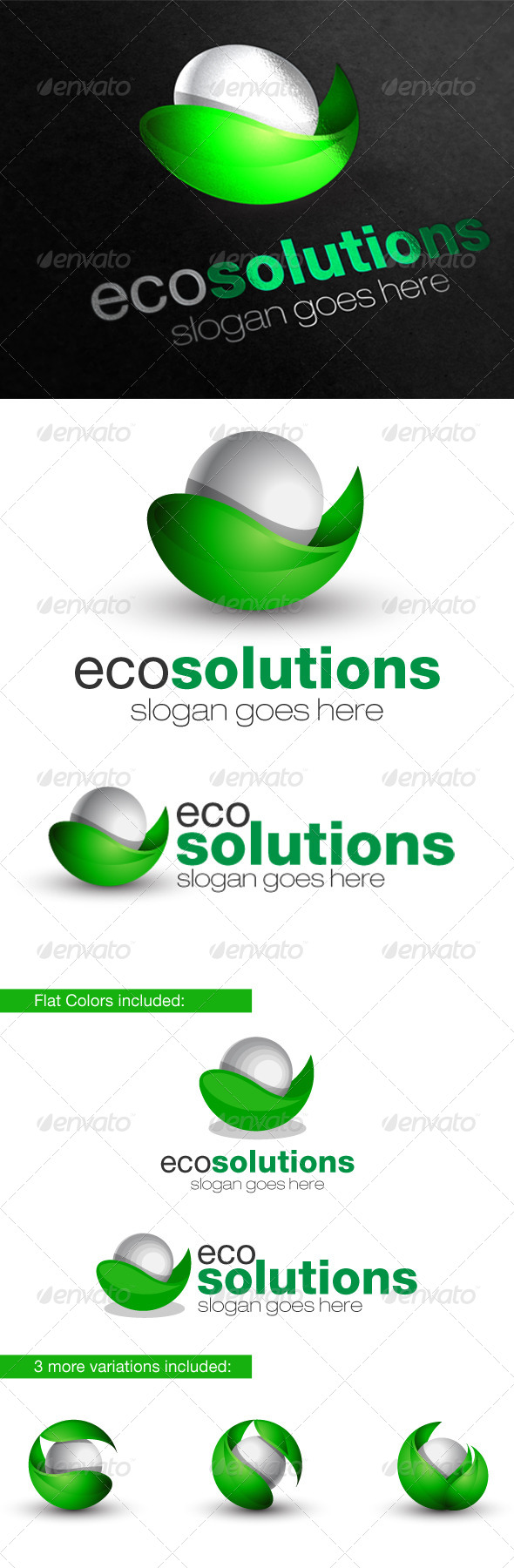 Eco Solutions - Nature Logo Templates