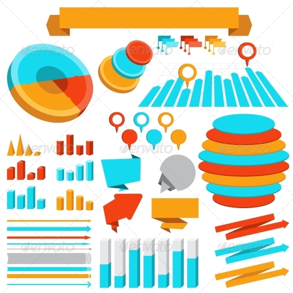 Infographics Elements Collection. - Infographics