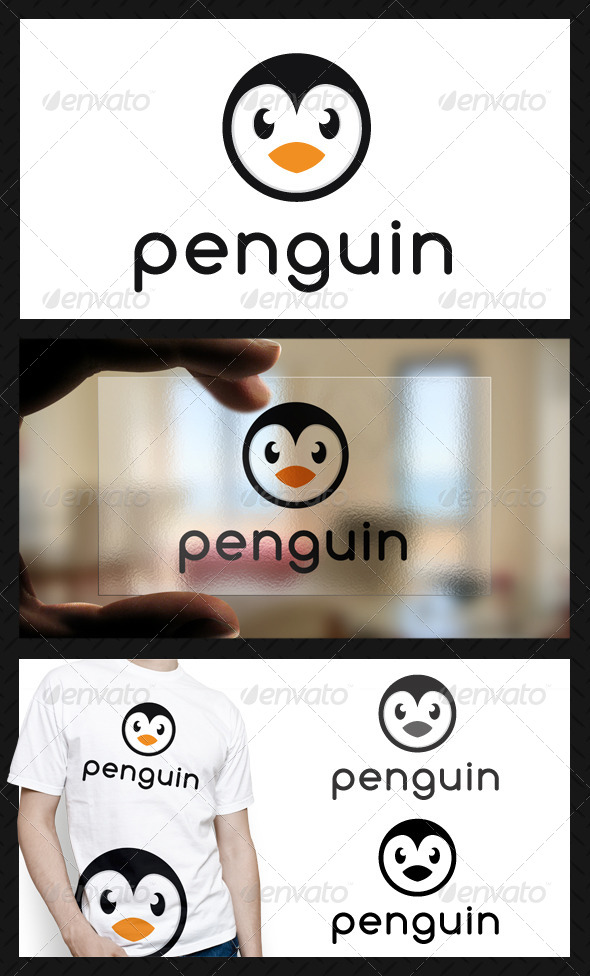 Penguin Logo - Animals Logo Templates