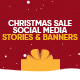 Christmas Sale Social Media Stories &amp; Banners - VideoHive Item for Sale