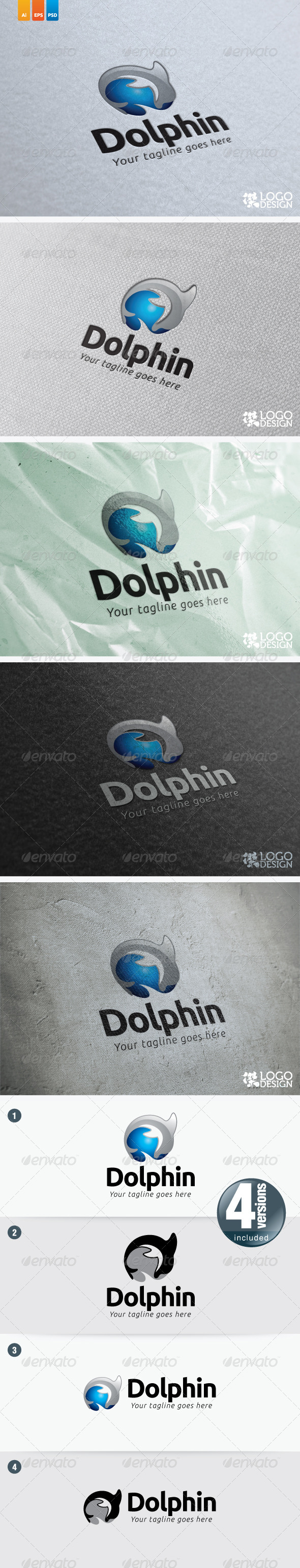 Dolphin - Animals Logo Templates