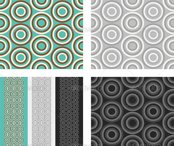 Fashion Pattern with Circles - Patterns Decorative