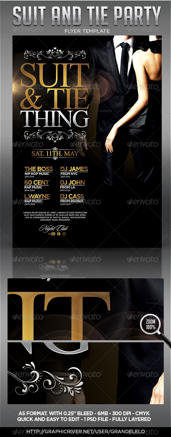 Suit and Tie - Clubs & Parties Events