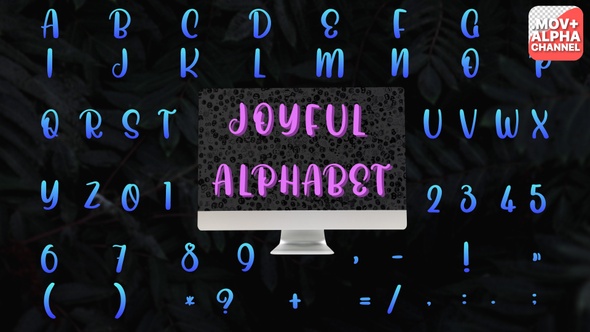 Joyful Alphabet | Motion Graphics Pack