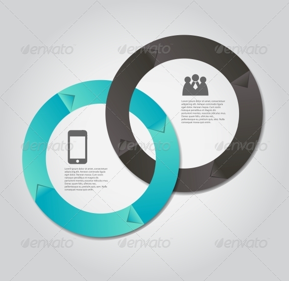 Infographic Business Template Vector Illustration - Web Technology