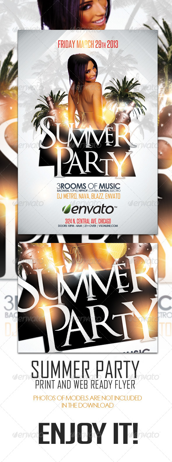 Summer Party Flyer - Clubs & Parties Events