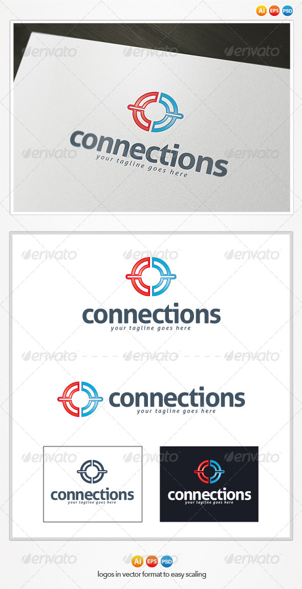 Connections Logo - Letters Logo Templates