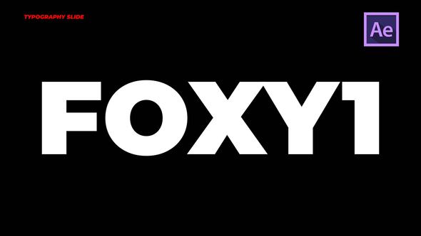 Typography Slides | After Effects Titles template preview