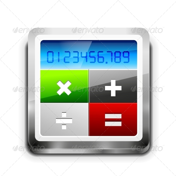 Vector Calculator Icon - Web Elements Vectors
