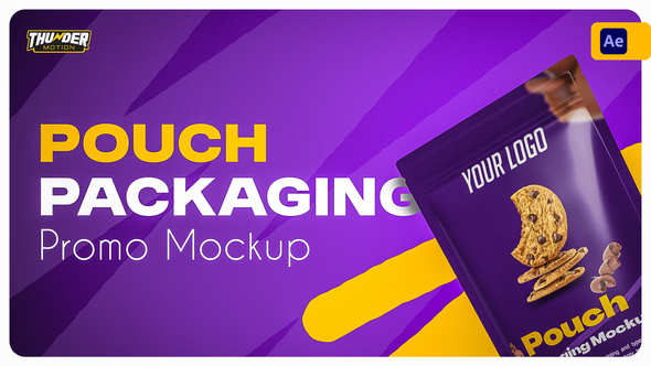 Pouch Packaging Promo Mockup Product Promo template preview