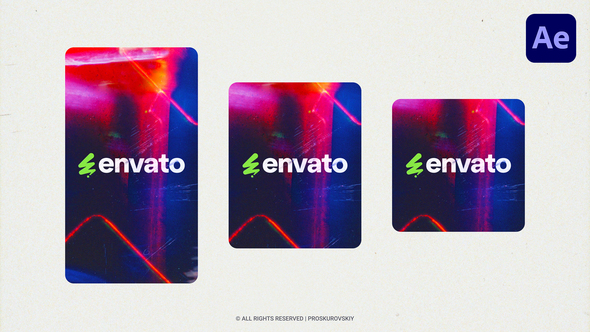 Vertical Abstract Logo Logo Stings template preview