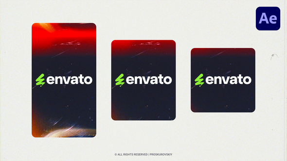 Vertical Grunge Film Logo Logo Stings template preview