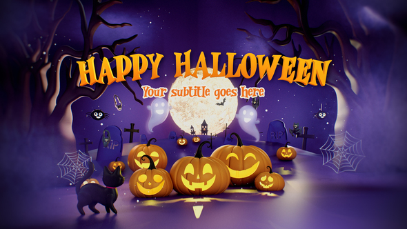 Halloween Opener | Happy Halloween Intro Openers template preview