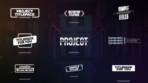 RGB Titles Titles template preview