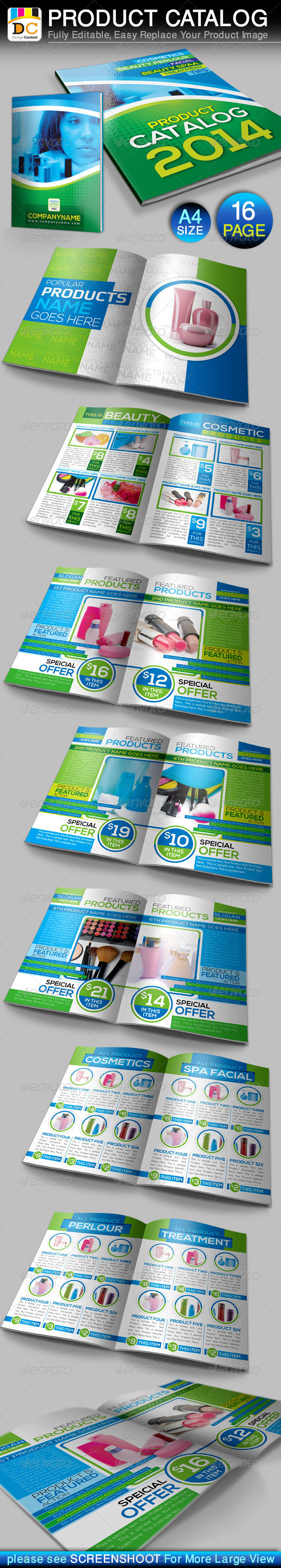 16 Pages Product Catalog Brochure Templates - Catalogs Brochures