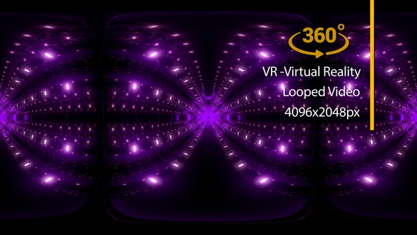 VR360 Light Spherics Tunnel 01 Virtual Reality alt
