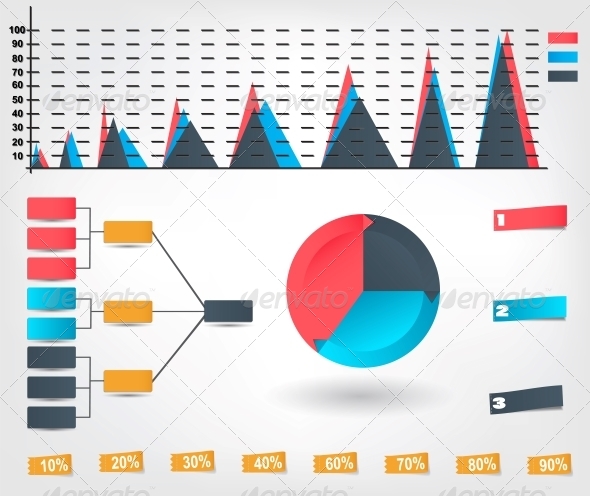 Infographic Template Business Vector Illustration - Infographics
