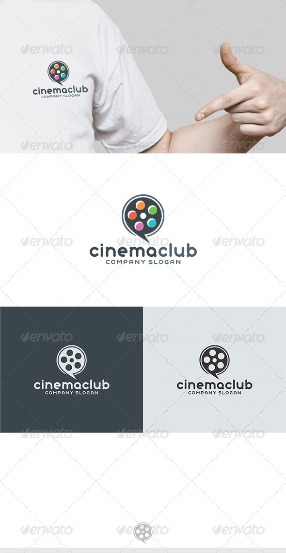 Cinema Club Logo - Vector Abstract