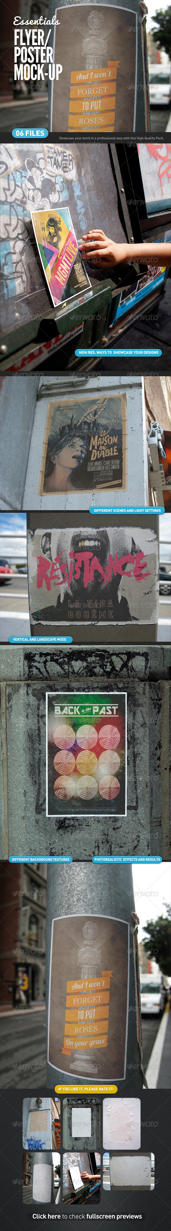 Flyer | Poster | Logo Mock-Ups - Posters Print