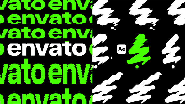 Kinetic Loop Logos Logo Stings template preview