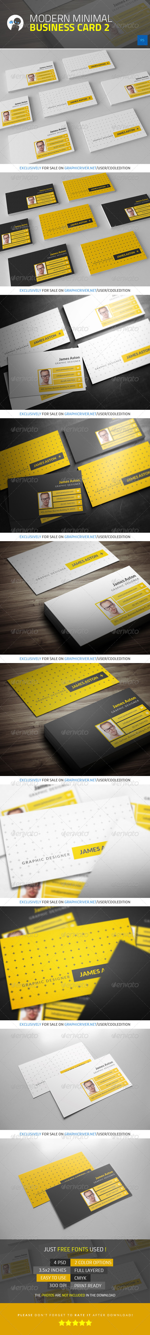 Modern Minimal Business Card 2 - Creative Business Cards