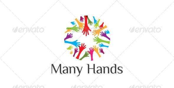 Many Hands - Abstract Logo Templates