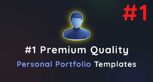 ! #1 Personal Portfolio Templates !