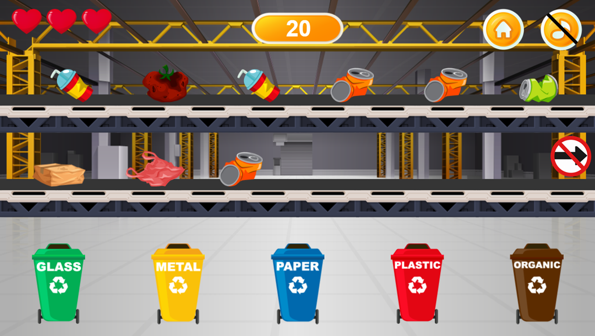 Recycling Factory - HTML5/Mobile Game - Construct 3 (C3p) by RichGames