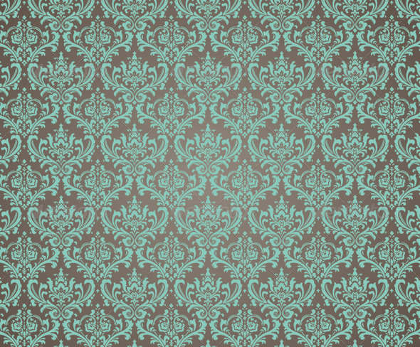 Ornate Damask Seamless Pattern - Patterns Decorative