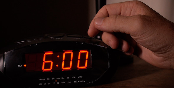 Alarm Clock Goes Off At 6AM